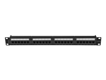 Пач панел Lanberg patch panel 24 port 1U 19' CAT.6a utp black