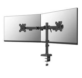 Стойка Neomounts Nero Double Flat Screen Desk Mount  (phone holder+Quick-fix clamp/grommet)