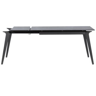 Трапезна маса ЛАВРА разтегателна- черна керамика