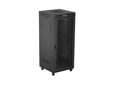 Комуникационен шкаф Lanberg rack cabinet 19' free-standing 37U/600X800 (FLAT PACK) with mesh door LCD black