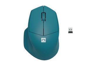 Мишка Natec Mouse Siskin Wireless 1600DPI 2.4GHz + Bluetooth 5.0 Optical Blue