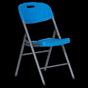 Сгъваем стол МАРК-син цвят