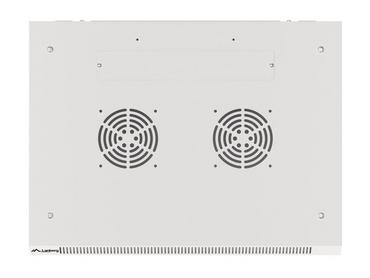 Комуникационен шкаф Lanberg rack cabinet 19' wall-mount 6U/600x450 for self-assembly with metal door grey (flat pack)