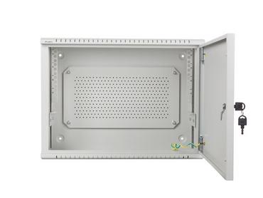 Комуникационен шкаф Lanberg rack cabinet 19' wall-mount 4U+3u/540x200 low-profile grey (assembled)