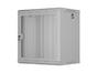 Комуникационен шкаф Lanberg rack cabinet 19' wall-mount 12U/600x450 with perforated door grey (flat pack)