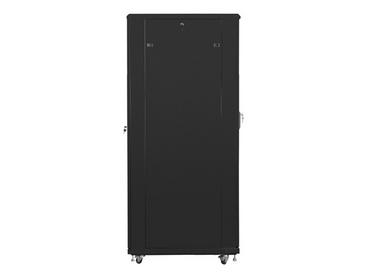 Комуникационен шкаф Lanberg rack cabinet 19' free-standing 42U/800x1000 (flat pack) with mesh door black