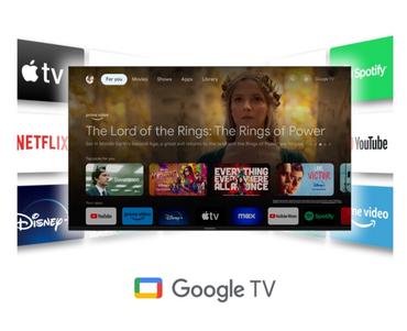 Телевизор Thomson 65' QLED Google TV; 3840 x 2160 (4K UHD), 4000:1, QLED, 60 Hz, DVB-T/T2/C/S/S2, HDR10, Wi-Fi, Bluetooth, LAN, HDMI 2 (2.0) + 2 (2.1), USB 2 (2.0) + 1 (3.0),Central Swivel Stand, Dark gray