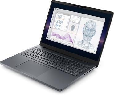 Лаптоп Dell Pro Max 16 Plus MB16250, Intel Ultra 7 265HX, vPro (13TOPS NPU, 20 cores, up to 5.30 GHz), 16', FHD+ (1920x1200) VRR 120Hz, 500nits, 32GB: 2x16GB 6400 MTs DDR5, 1TB SSD, NVIDIA RTX PRO 2000 8GB GDDR7, 8MP IR Cam and Mic, Wi-Fi 7, FPR, Backlit 