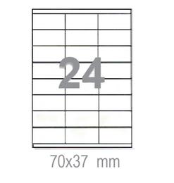 Самозалепващи етикети 70х37 24 бр.