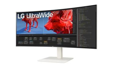 Монитор LG 38WR85QC-W, 37.5' UltraWide AG , Curved 21:9 IPS Panel, 1 ms (GtG), 1000:1, 450 cd/m2, WQHD+ (3840x1600), HDR600, DCI-P3 98% , AMD FreeSync, NVIDIA G-SYNC, 144Hz, USB Type-C, RJ45, Speacers 7Wx2, HDMI, DisplayPort, KVM, PBP, PIP, Tilt, Black