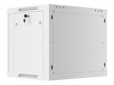 Комуникационен шкаф Lanberg rack cabinet 19' wall-mount 9U/600x450 for self-assembly with metal door grey (flat pack)