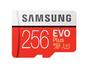 Памет Samsung 256GB micro SD Card EVO+ with Adapter, Class10, Read 100MB/s - Write 90MB/s