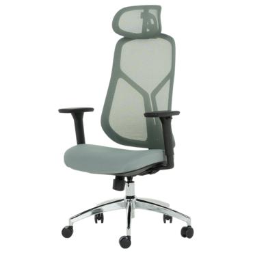 Директорски стол ЙОАН- хромирана кръстачка, ергономичен