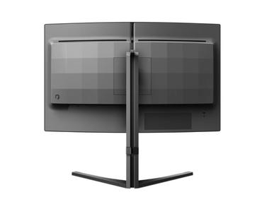 Монитор Philips Evnia 27M2C5500W, 27' Curved 1000R, Fast VA, WLED, 2560x1440@240Hz, 1ms GtG, 0.5ms MPRT, 400cd m/2, 3000:1, Mega Infinity DCR, Adaptive Sync, FlickerFree, LowBlue Mode, Tilt, Height Adjust, Swivel, 2xHDMI, 2xDP, USB hub