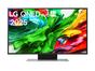 Телевизор LG 43QNED87A3DC, 43' 4K QNED HDR Smart TV, 3840x2160, 60Hz Native, DVB-T2/C/S2, Alpha 7 AI Processor, HDR 10 PRO, webOS 25 ThinQ, 4K Upscaling, WiFi 5, Dolby Vision, Bluetooth 5.1, AirPlay 2, LAN, CI, HDMI, SPDIF, Local Dimming, Stand