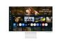 Монитор Samsung 32FM801 32' VA SMART 3840x2160, Bluetooth 4.2, WiFi 5, USB-C 65W, 2xUSB, 2xHDMI , Speakers, White