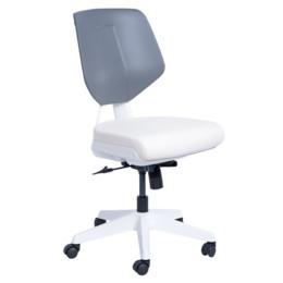 Работен стол ГЕРАНА- снимка отпред, бяла кръстачка