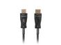 Кабел Lanberg HDMI M/M v2.1 cable 40m optical black aoc