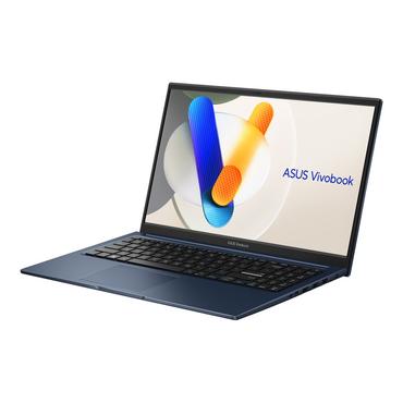 Лаптоп Asus Vivobook X1504VA-BQ2626, Intel 3-1315U ( 1.2 GHz (10MB Cache, up to 4.5 GHz, 6 cores, 8 Threads),15.6' FHD,(1920x1080) AG,16GB DDR4, SSD 512GB,Backlit Chiclet Keyboard No OS,Quiet Blue
