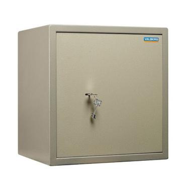 Затворен Метален сейф PMT 46 - сив, сниман отпред