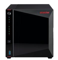 Мрежов сторидж Asustor AS5304T, 4-Bay NAS, Intel Celeron J4105 Quad-Core 1.5 GHz (burst up 2.5 GHz), 4 GB SO-DIMM DDR4,4 x 2.5'/3.5' SATA3 HDD or SSD 2.5 GbE x 2, USB 3.2 Gen 1 Type A x 3, WOW (Wake on WAN), WOL, System Sleep Mode, AES-NI hardware encrypt