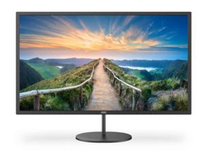 Монитор AOC Q32V4, 31.5' IPS WLED, 2560x1440@75Hz, 4ms GTG, 250cd/m2, 1000:1, 20M:1 DCR, Adaptive Sync, FlickerFree, Low Blue Light, 2Wx2, Tilt, HDMI, DP