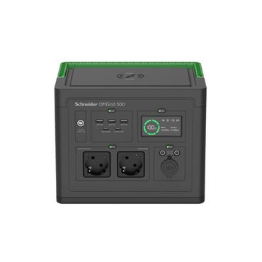 Преносима захранваща станция Schneider OffGrid Portable Power Station 500, 517Wh Lithium-ion, 2 Schuko, Sinewave