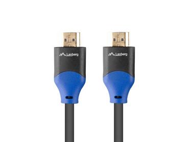 Кабел Lanberg HDMI M/M V2.0 cable 1.8m 4K CU box, black BOX