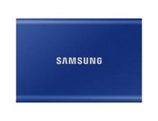 Твърд диск Samsung Portable SSD T7 1TB, Blue