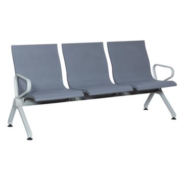 Посетителска пейка BTL 37- снимка отстрани, сива пейка