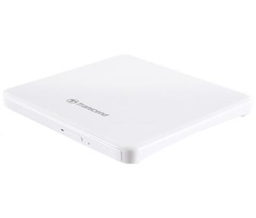 Оптично устройство Transcend 8X DVD, Slim Type, USB (White), 13.9mm Thickness