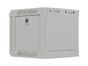 Комуникационен шкаф Lanberg rack cabinet 10' wall-mount 4U/300x300 (flat pack) with glass door grey