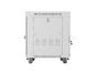 Комуникационен шкаф Lanberg rack cabinet 19' free-standing 15U/600x800 (flat pack) with glass door lcd grey v2