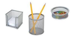 Комплект от три части мрежа сив