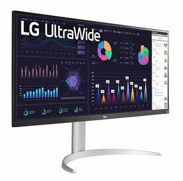 Монитор LG 34WQ650-W, 34' UltraWide AG, IPS Panel, 5ms, 1ms MBR, 1000:1, 400 cd/m2, 21:9, 2560x1080, HDR 400, sRGB over 99% , Radeon FreeSync, 75Hz, HDMI, DisplayPort, USB Type-C, Tilt, Height Adjustable, Reader Mode, Headphone Out, Black