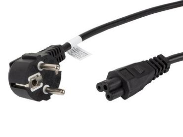 Кабел Lanberg CEE 7/7 (MICKEY) -> IEC 320 C5 power cord 1.8m VDE, black