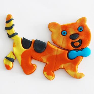 Моделин мек PRIMO 5 цвята с шаблон Котка