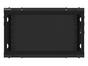 Комуникационен шкаф Lanberg rack cabinet 19' wall-mount 6U/600x450 for self-assembly with metal door black (flat pack)