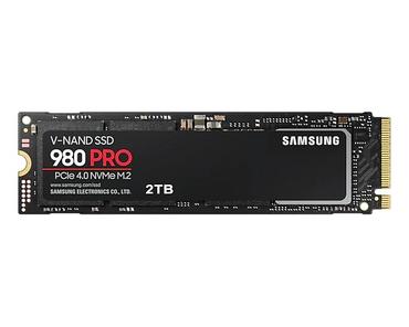 Твърд диск Samsung SSD 980 PRO 2TB Int. NVMe M.2 2280, V-NAND 3bit MLC, Read up to 7000MB/s, Write up to 5000MB/s, Elpis Controller, Cache Memory 1GB DDR4