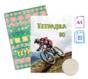 Тетрадка телчета А4 вестник 80 л карирани листа