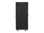 Комуникационен шкаф Lanberg rack cabinet 19' free-standing 27U / 600x600 self-assembly flat pack with glass door LCD, black
