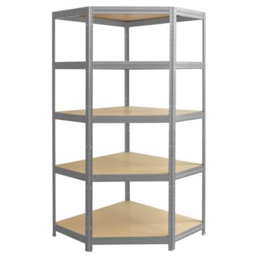 Метален стелаж BTL цинк 180x90x45см 275кг/ рафт- снимка отпред