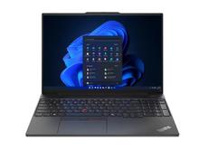 Лаптоп Lenovo ThinkPad E16 G2 Intel Core Ultra 5 125U (up to 4.3GHz, 12MB), 16GB DDR5-5600, 512GB SSD, 16' WUXGA (1920x1200) IPS AG, Intel Graphics, FHD&IR Cam, Backlit KB, Black, WLAN, BT, 3cell, FPR, DOS, 3Y Onsite