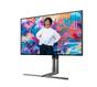 Монитор AOC U27U3CV, 27' Nano IPS WLED, 3840x2160@60Hz, 4ms GtG, 400cd m/2, 1300:1, 50M:1 DCR, Adaptive Sync, FlickerFree, Low Blue Light, 3Wx2, Tilt, Height Adjust, Pivot, Swivel, 2xHDMI, DP, USB hub