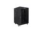 Комуникационен шкаф Lanberg rack cabinet 19' free-standing 15U/600x600 (flat pack) with glass door lcd black v2