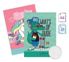 Тетрадка телчета А5 офсет 20 л малки квадрадчета