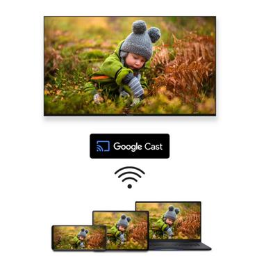 Телевизор Thomson Smart QLED Pro TV 50'; Google TV; 3840 x 2160 (4K UHD), DLED, 144 Hz, DVB-T/T2/C/S/S2, HDR10, Wi-Fi, Bluetooth, LAN, HDMI 4 (2.1), USB 2 (2.0) + 1 (3.0), Central Swivel Stand, Black