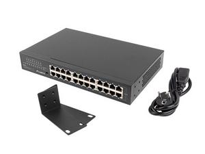 Комутатор Lanberg switch rsge-24 24x 1GB unmanaged gigabit ethernet rack 19'