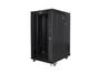Комуникационен шкаф Lanberg rack cabinet 19' free-standing 22U/800x1000 (flat pack) with mesh door lcd black v2