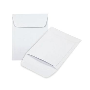 Плик за монети 60х75 мм - два плика: отворен и затворен